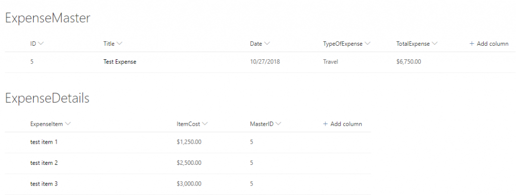 Repeating section in PowerApps